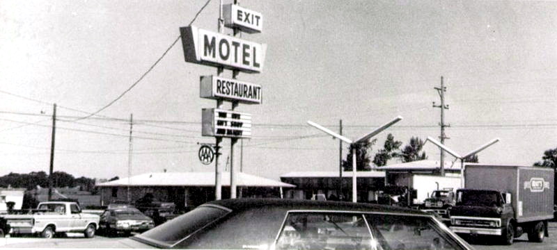Exit Motel - 1974 Birch Run High School Yearbook (newer photo)